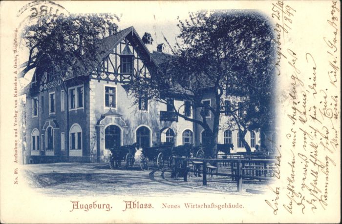 Augsburg Wirtschaft Ablass