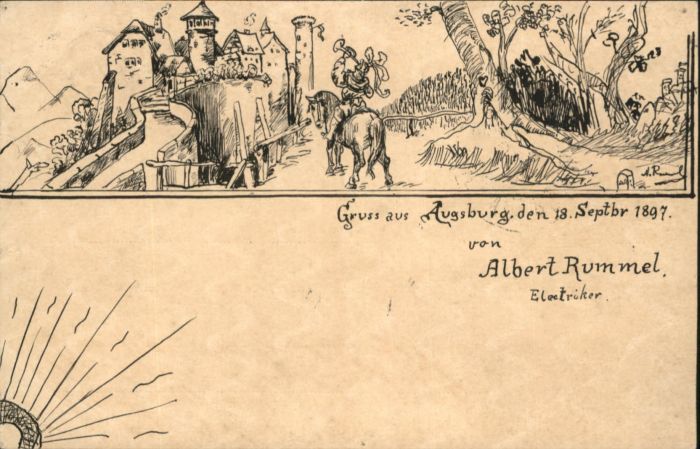 Augsburg Künstler Albert Rummel