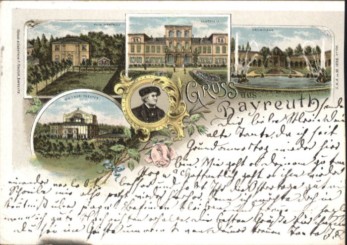 Bayreuth Richard Wagner Wagnertheater Fantasie E