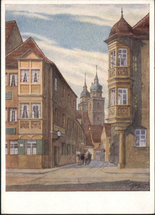 Bayreuth Nach einem Aquarell von Hans Schmitz Br
