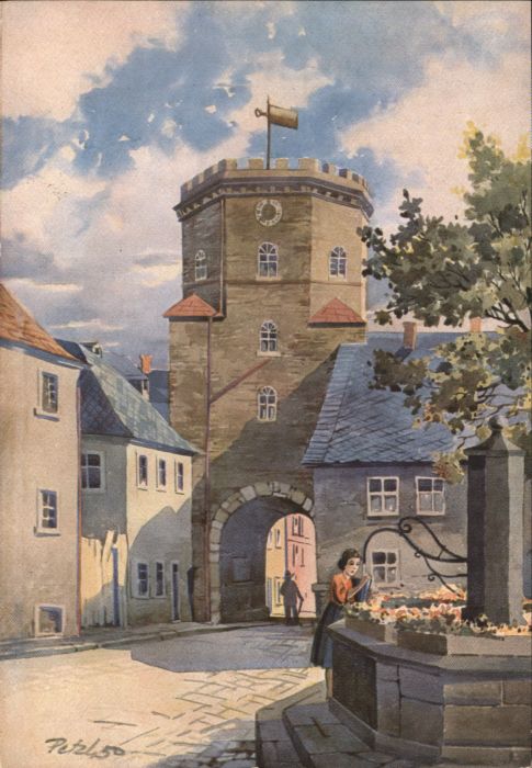 Wunsiedel Nach einem Aquarell von Gust Petzl Kopp