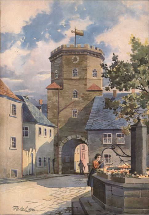 Wunsiedel Nach einem Aquarell von Gust Petzl Kopp