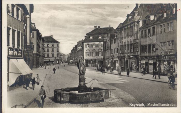 BAYREUTH Bayern Maximilianstrasse