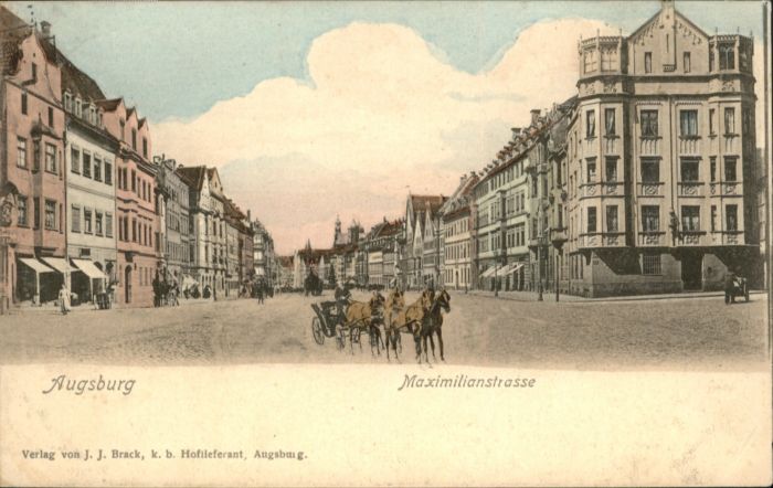 AUGSBURG  CITY Maximilianstrasse