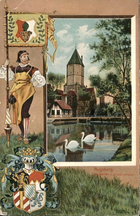 Augsburg Jakobertor Wappen