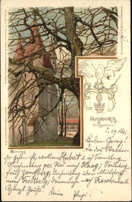 Augsburg Schnegg Fünfgradturm