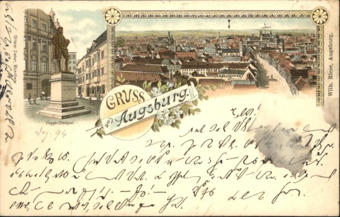 Augsburg Fuggerdenkmal