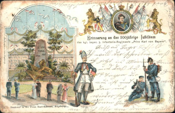 Augsburg Denkmal Soldaten