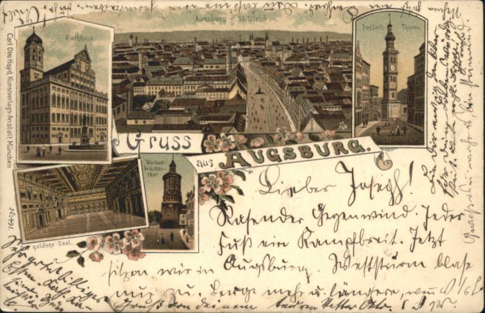 Augsburg Rathaus Perlachturm