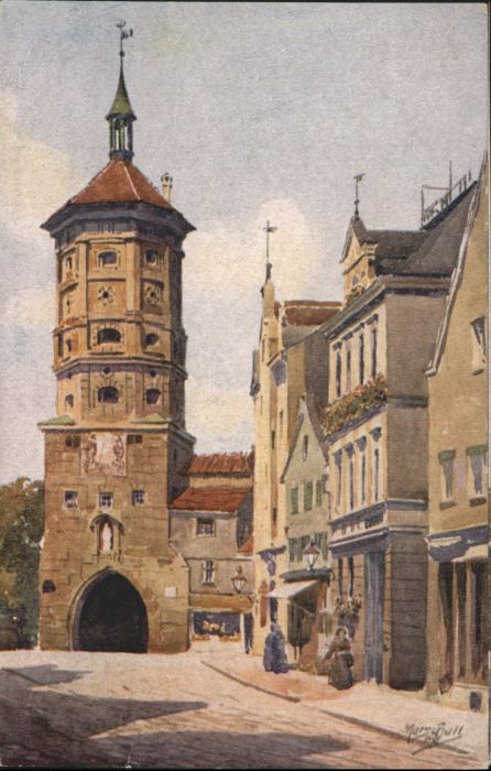 Marschall Vinzenz Augsburg Künstler J. Marschall Wertachb