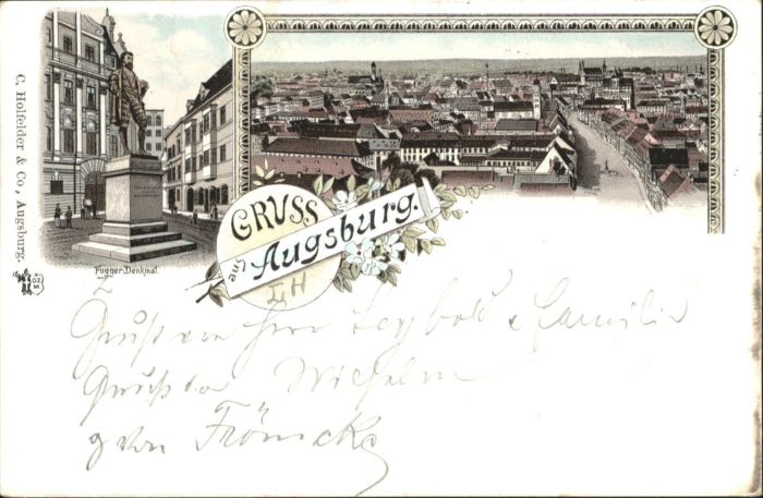 Augsburg Fuggerdenkmal