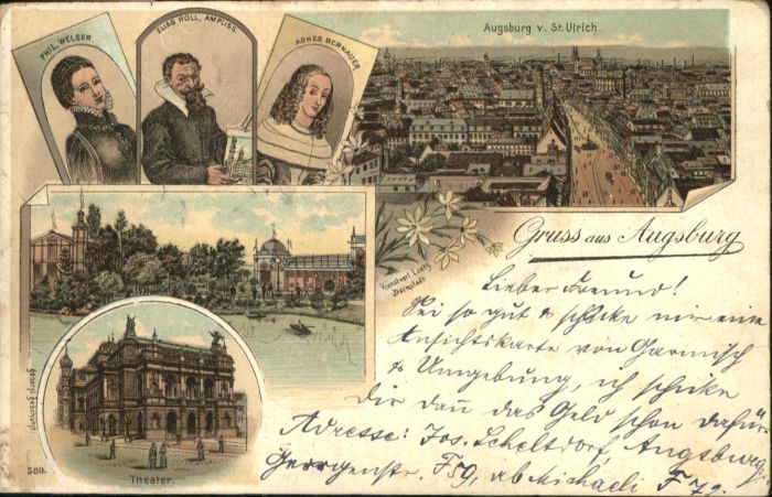 Augsburg Agnes Bernauer Elias Holl Theater