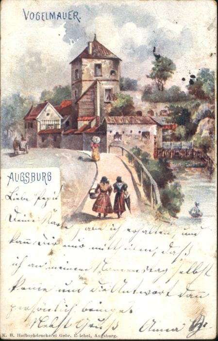 AUGSBURG  CITY Vogelmauer