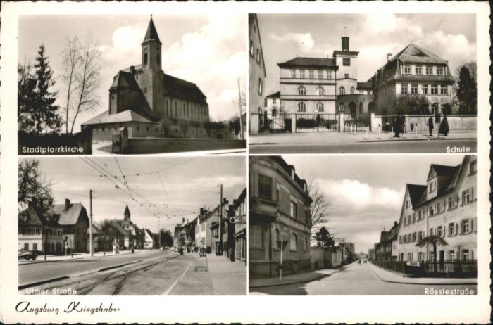 Kriegshaber Kirche Schule Ulmer Strasse Rösslestras