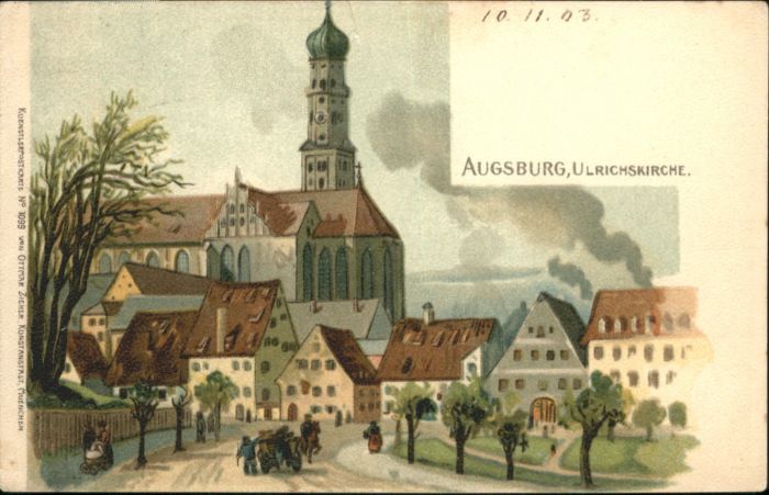 Augsburg Künstler Ottmar Zieher Ulrichskirche