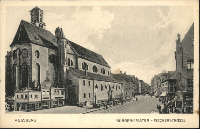 AUGSBURG  CITY Buergermeister Fischerstrasse
