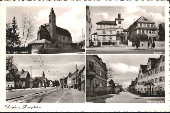 Kriegshaber Kirche Schule Ulmer Strasse Rösslestras