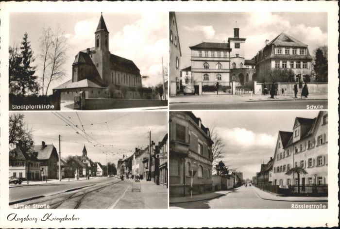 Kriegshaber Kirche Schule Ulmer Strasse Rösslestras