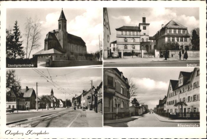 Kriegshaber Kirche Schule Ulmer Strasse Rösslestras