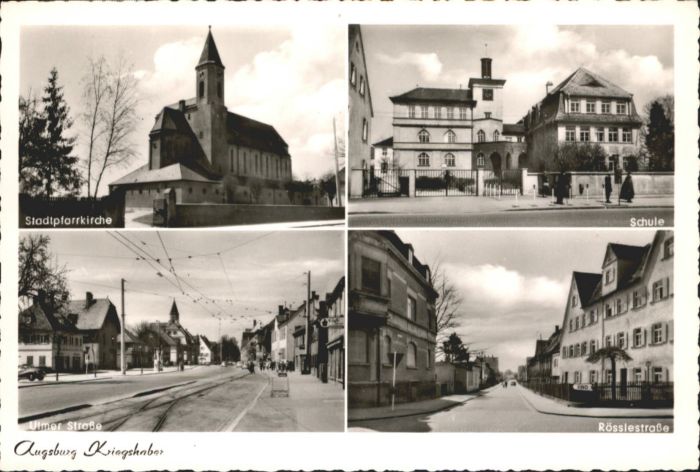 Kriegshaber Kirche Schule Ulmer Strasse Rösslestras