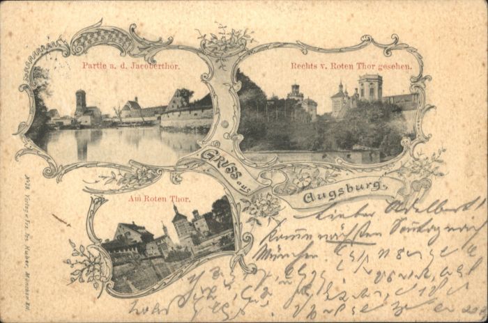AUGSBURG  CITY Rotes Tor