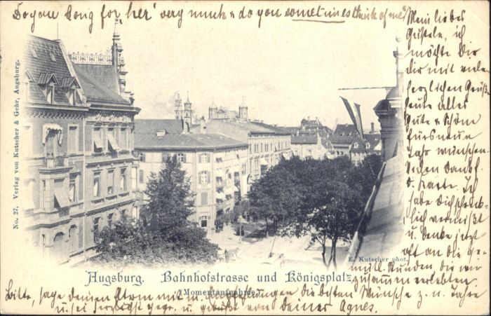 Augsburg Bahnhofstrasse Königsplatz