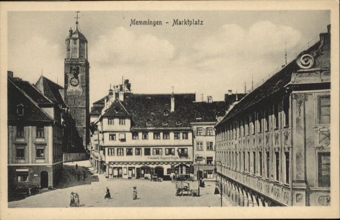 Memmingen Bayern Marktplatz