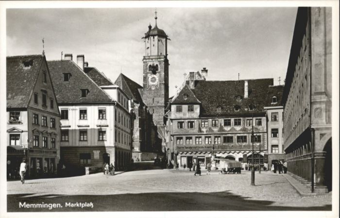 Memmingen Bayern Marktplatz