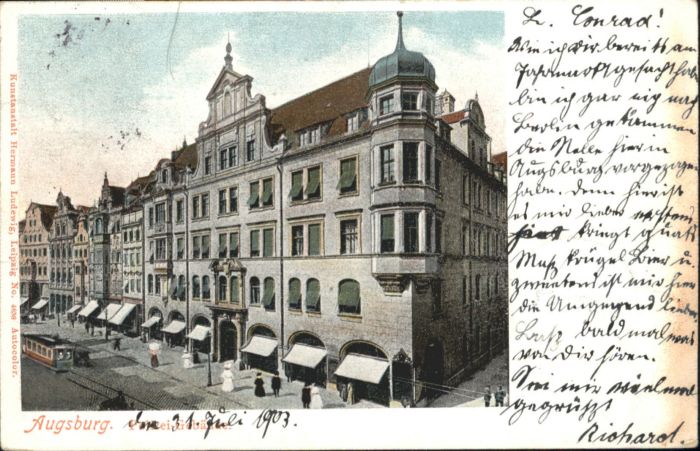 AUGSBURG  CITY Polizeigebaeude