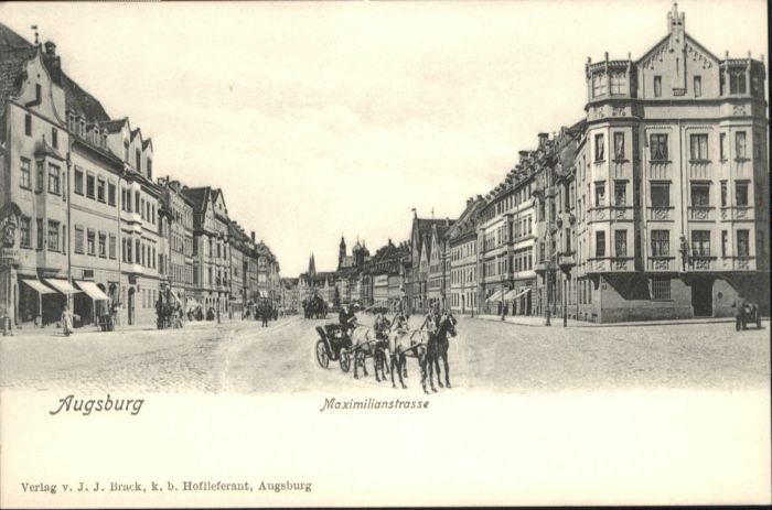 AUGSBURG  CITY Maximilianstrasse