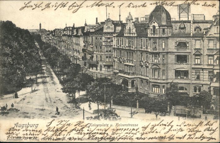 AUGSBURG  CITY Kaiserplatz Kaiserstrasse