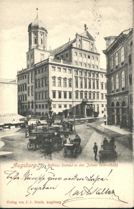 AUGSBURG  CITY Rathaus