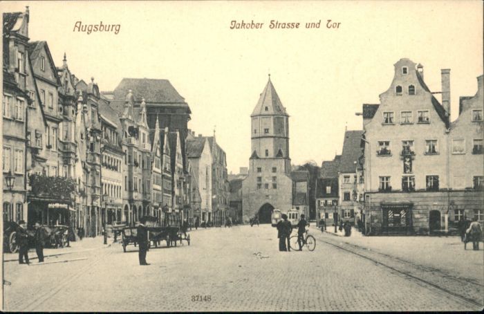 AUGSBURG  CITY Jakoberstrasse Tor