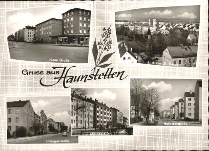 Haunstetten Augsburg Inningerstrasse Hofackerstrasse