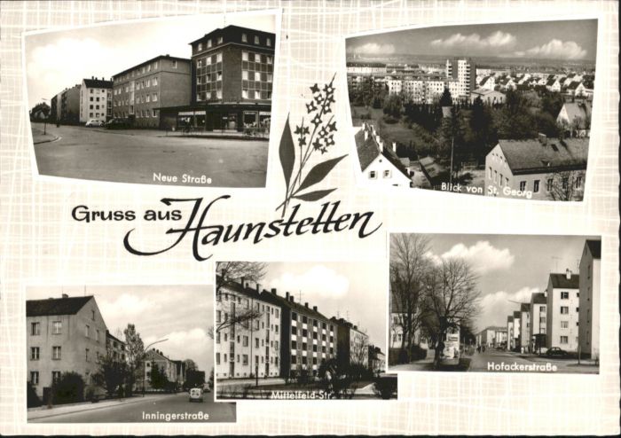 Haunstetten Augsburg Inningerstrasse Hofackerstrasse