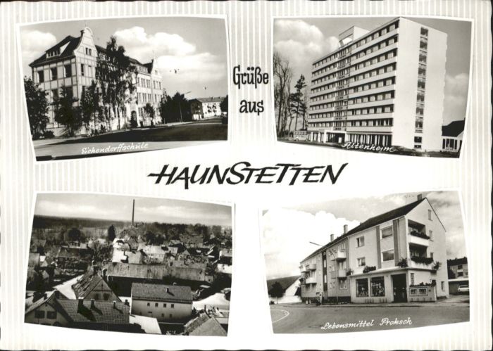 Haunstetten Augsburg Eichendorfschule Altenheim Lebensmittel