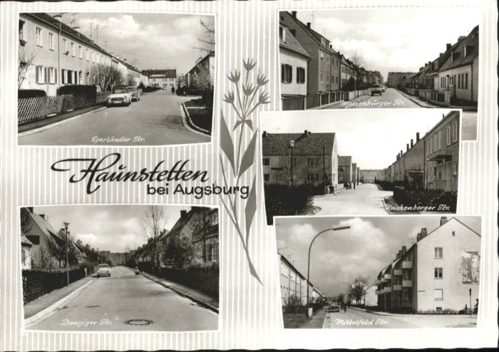 Haunstetten Augsburg Egerländerstrasse Danzigerstrasse Reich