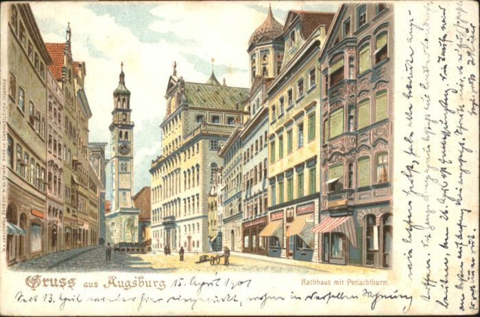 Augsburg Rathaus Perlachturm