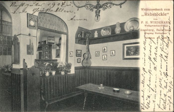 Augsburg Weinausschank zum Rebstöckle