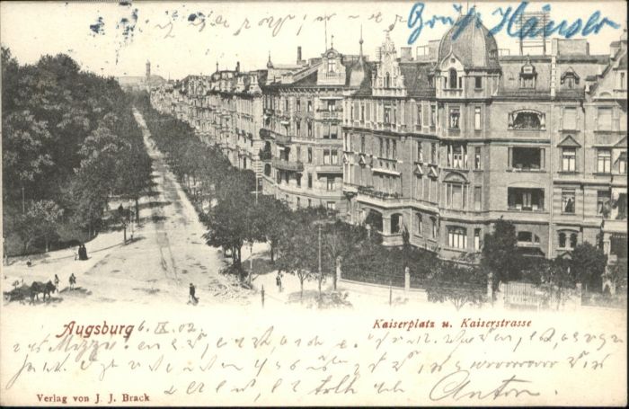 Augsburg Kaiserplatz Kaiserstrasse