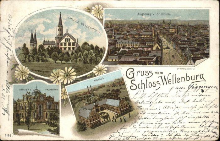 Augsburg Schloss Wellenburg Theater Palmenhaus K