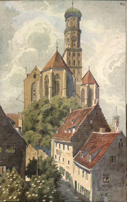 Marschall Vinzenz Augsburg Künstler J. Marschall St Ulric