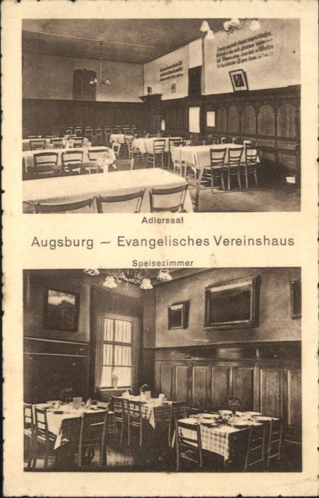 AUGSBURG CITY Vereinshaus Adlersaal Speisezimmer