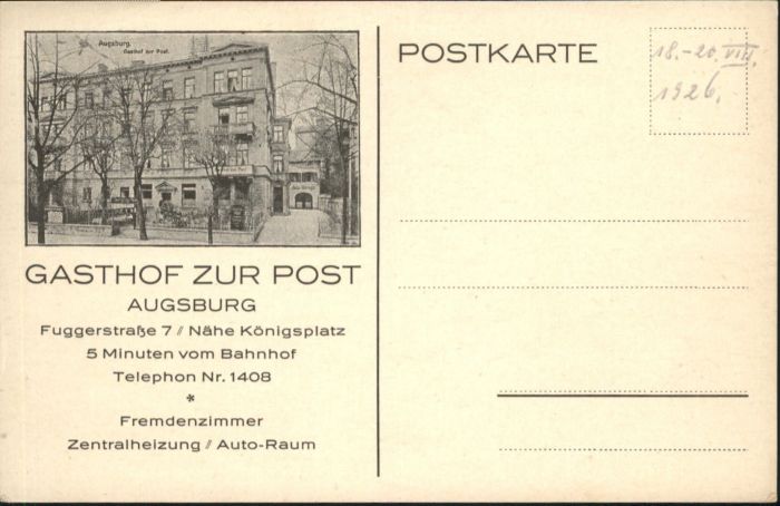 AUGSBURG CITY Gasthof zur Post