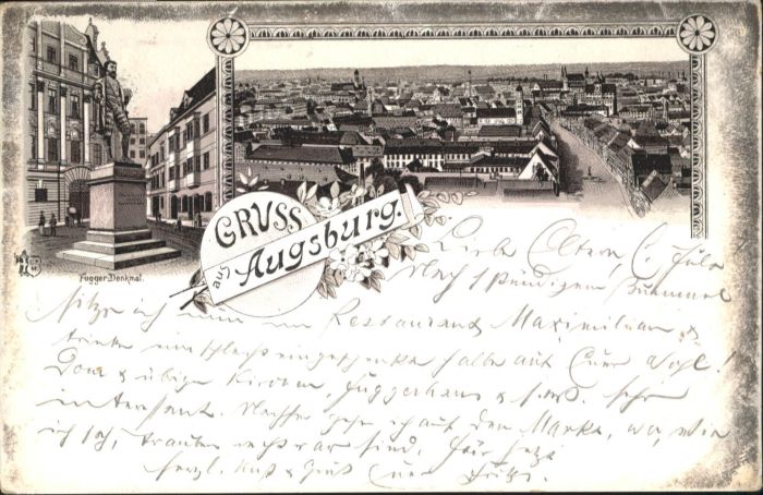 Augsburg Fuggerdenkmal