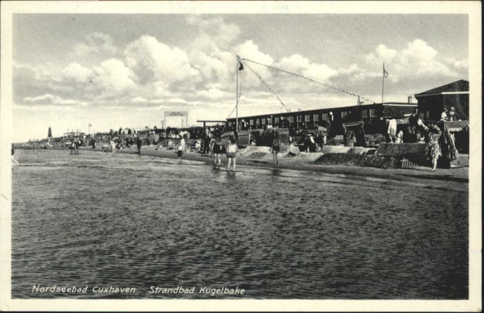 Cuxhaven Nordseebad Cuxhaven Strandbad Kugelbake