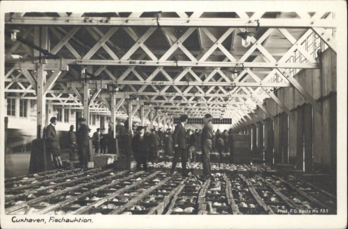 Cuxhaven Nordseebad Cuxhaven Fischauktion