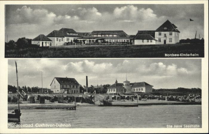 Cuxhaven Nordseebad Cuxhaven Duhnen Kinderheim Lesehalle