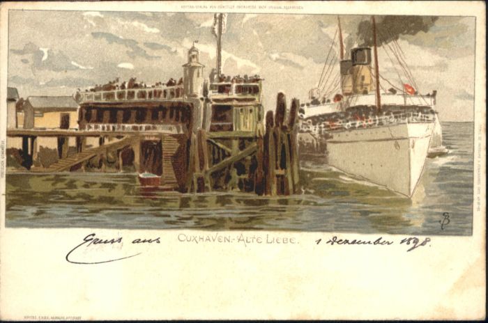 Cuxhaven Nordseebad Cuxhaven Alte Liebe