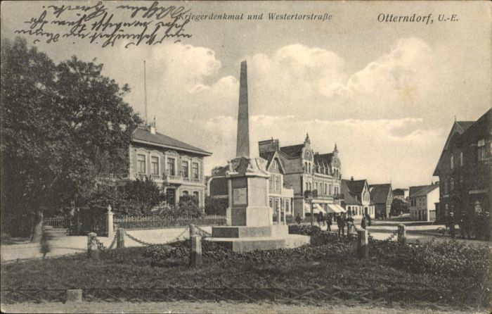 Otterndorf Kriegerdenkmal Westertorstrasse